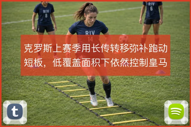 克罗斯上赛季用长传转移弥补跑动短板，低覆盖面积下依然控制皇马中场节奏